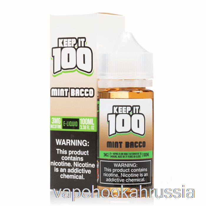 Vape Russia Mint Bacco - держи 100 - 100мл 6мг